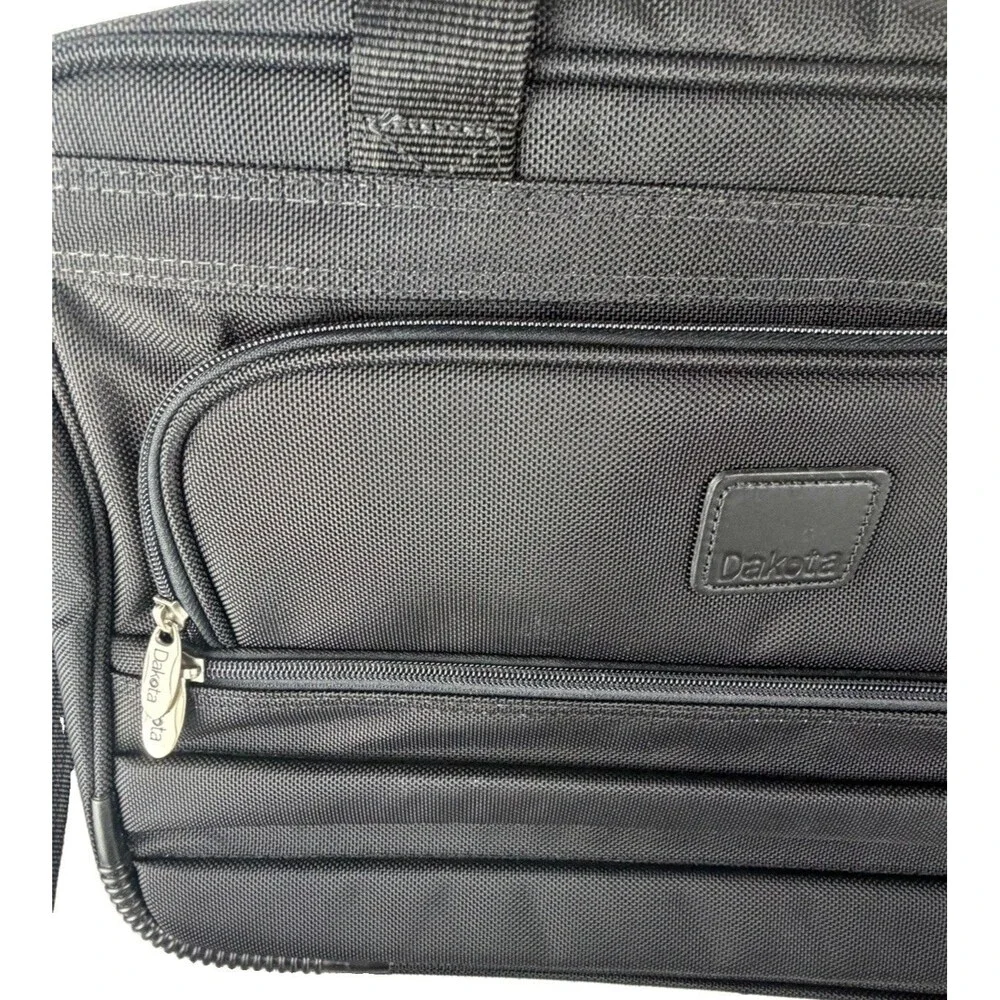 Dakota Black Laptop Briefcase Messenger Travel Carry On Business Shoulder Bag